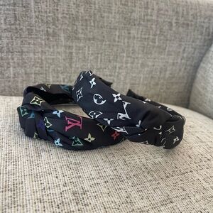 Louis Vuitton Black and Multicolor Headbands
